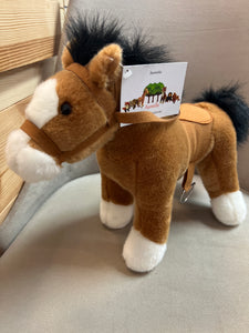 Copper Golden Brown Plush Horse /Pony 12”