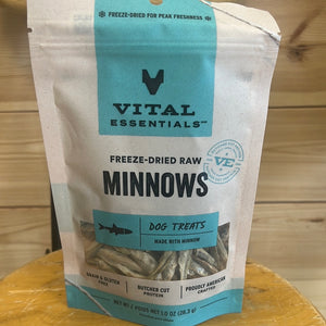 Vital Essentials Freeze Dried Raw Minnows Cat / Dog Treat 1.0 oz a