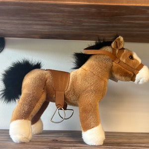 Copper Golden Brown Plush Horse /Pony 12”