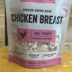 Vital Essentials Dog Treat Freeze Dried Chicken Breast 2.1 oz