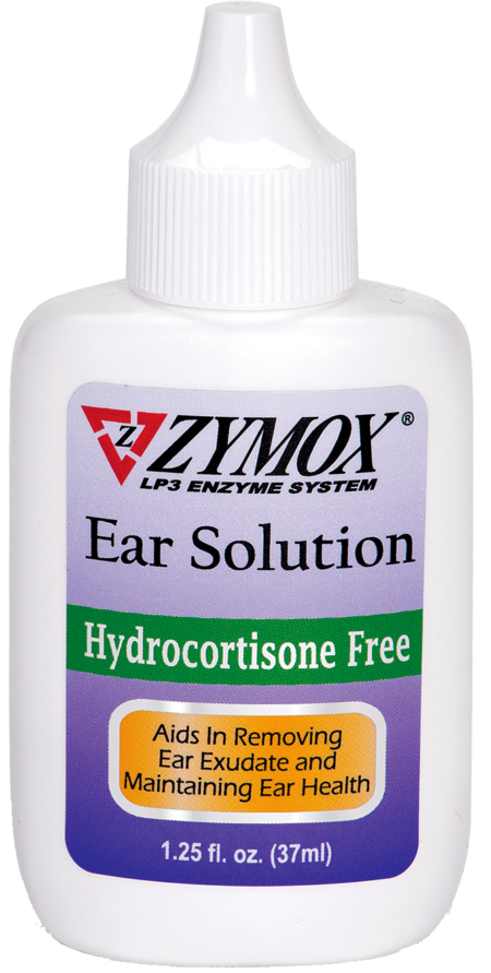 ZYMOX Enzymatic Ear Solution Hydrocortisone Free, Authentic Product Made in the USA