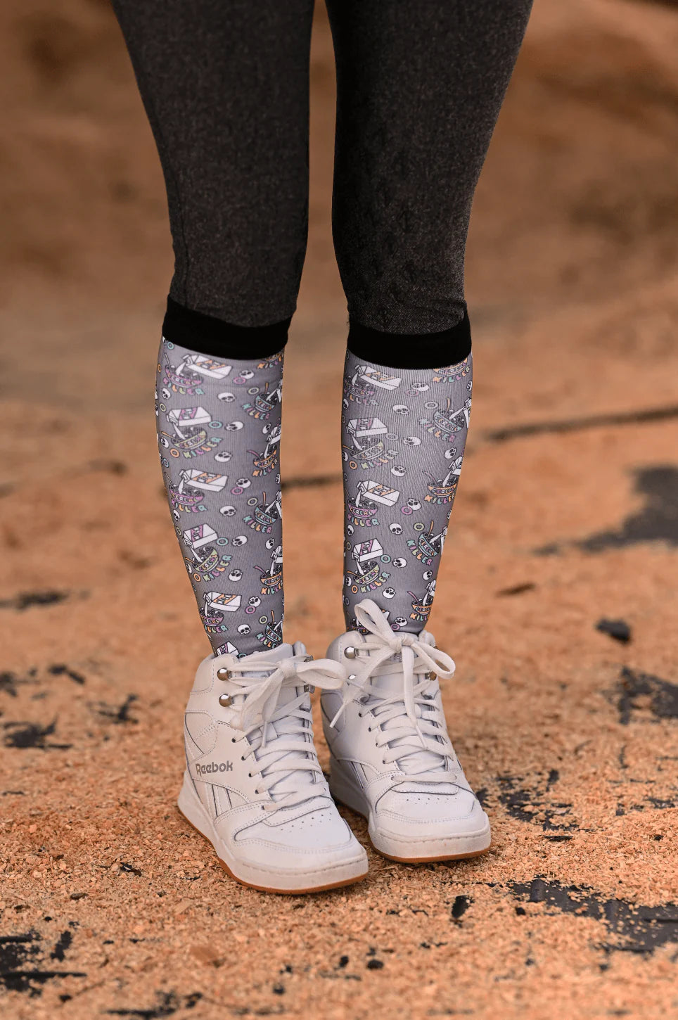 Dreamers & Schemers Boot Socks for Awesome Equestrians Kids/Adults