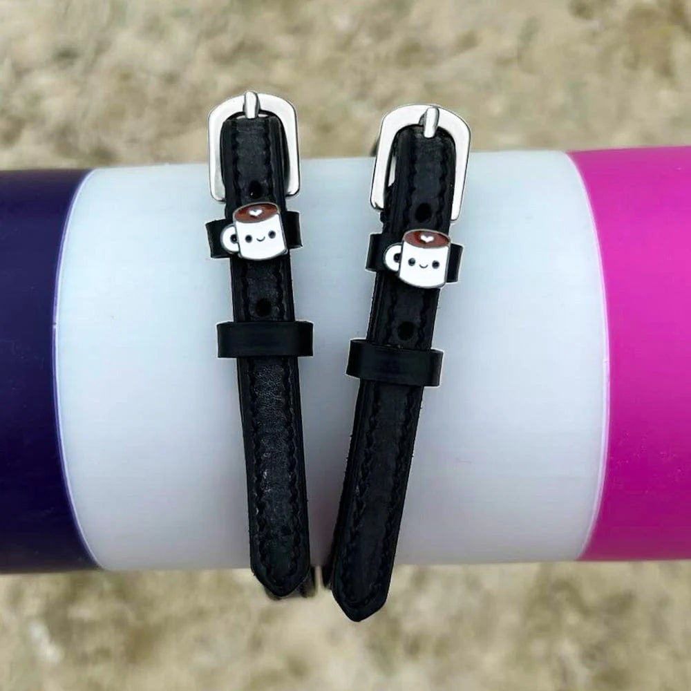 MaryJane Leather Spur Straps