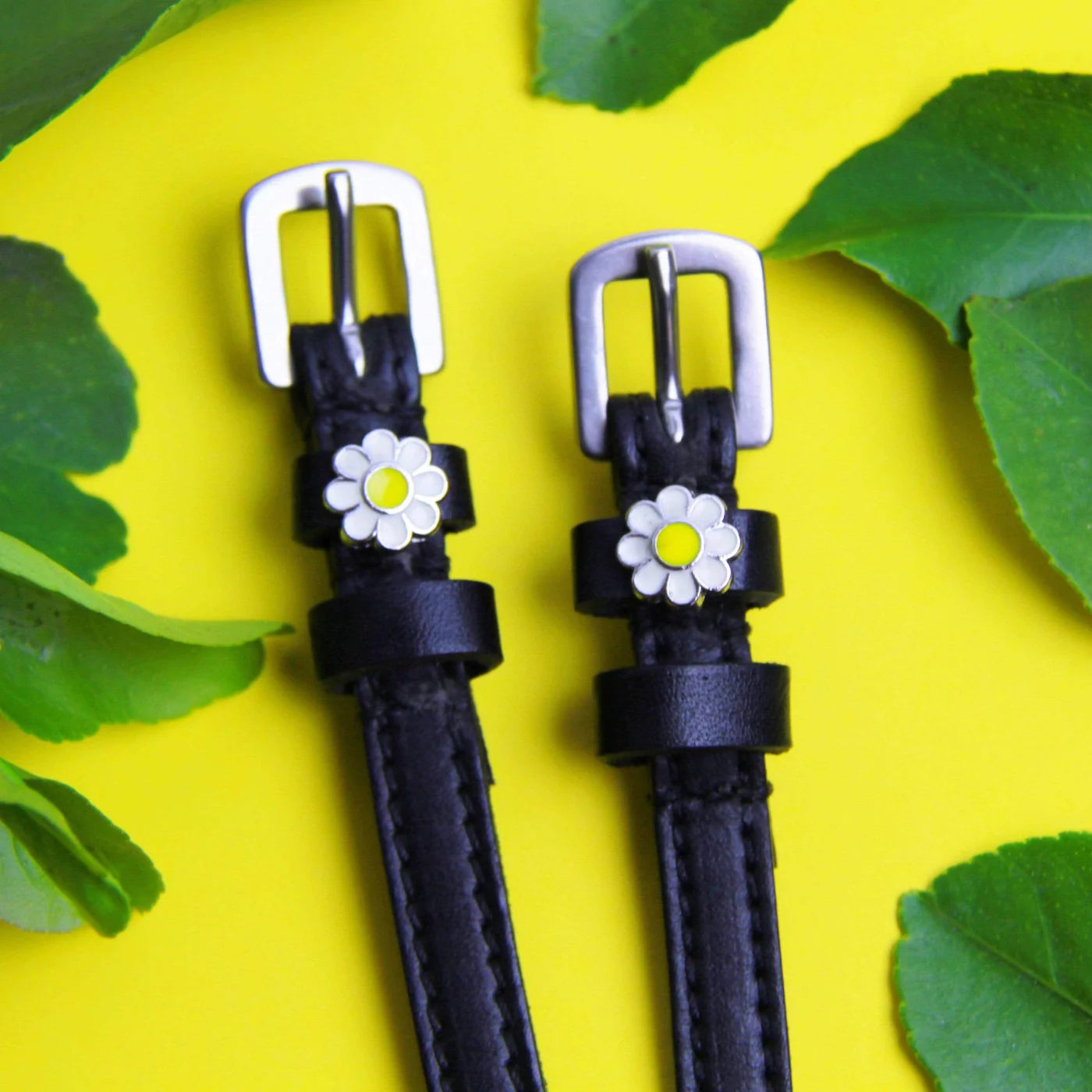 MaryJane Leather Spur Straps