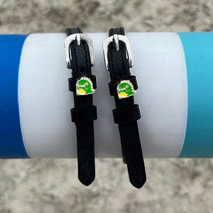 MaryJane Leather Spur Straps