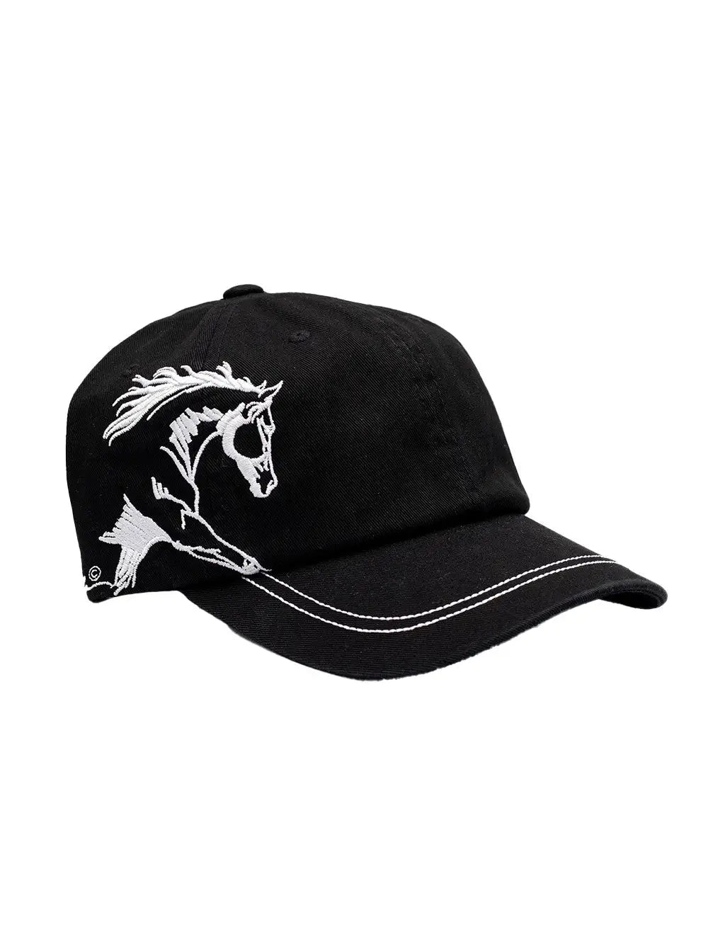 AWST Lila Black Extended Trot Hat