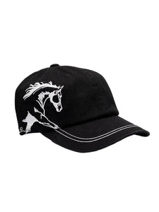 AWST Lila Black Extended Trot Hat