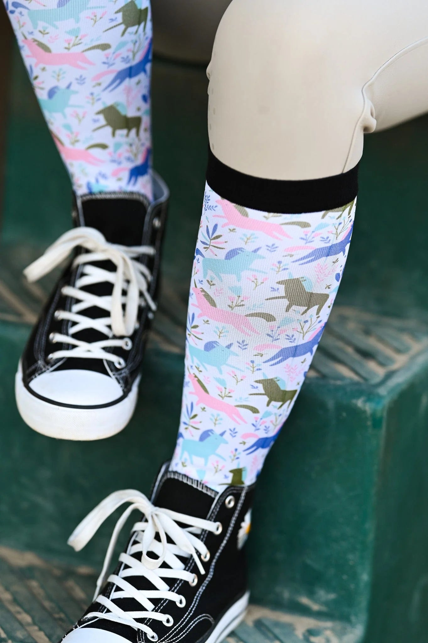 Dreamers & Schemers Boot Socks for Awesome Equestrians Kids/Adults
