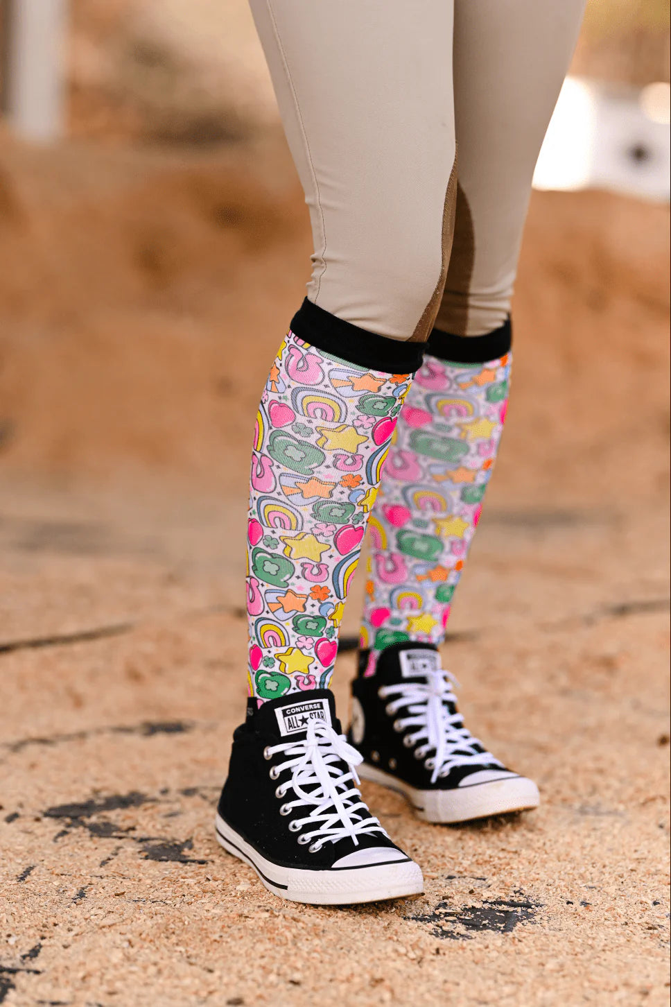 Dreamers & Schemers Boot Socks for Awesome Equestrians Kids/Adults