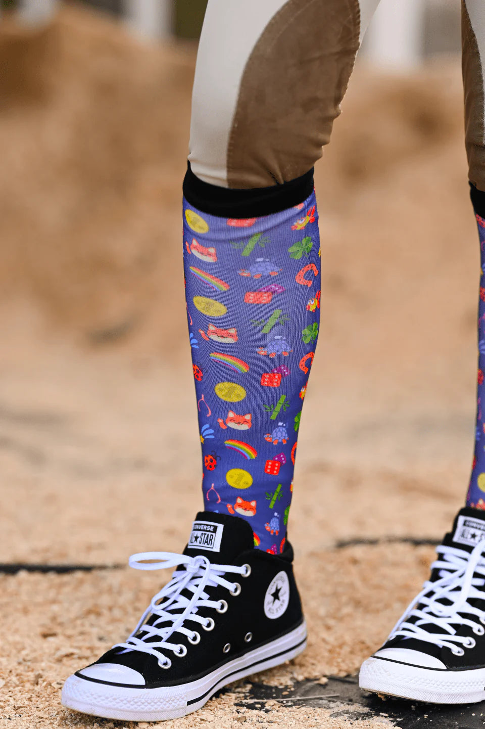 Dreamers & Schemers Boot Socks for Awesome Equestrians Kids/Adults