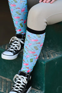 Dreamers & Schemers Boot Socks for Awesome Equestrians Kids/Adults