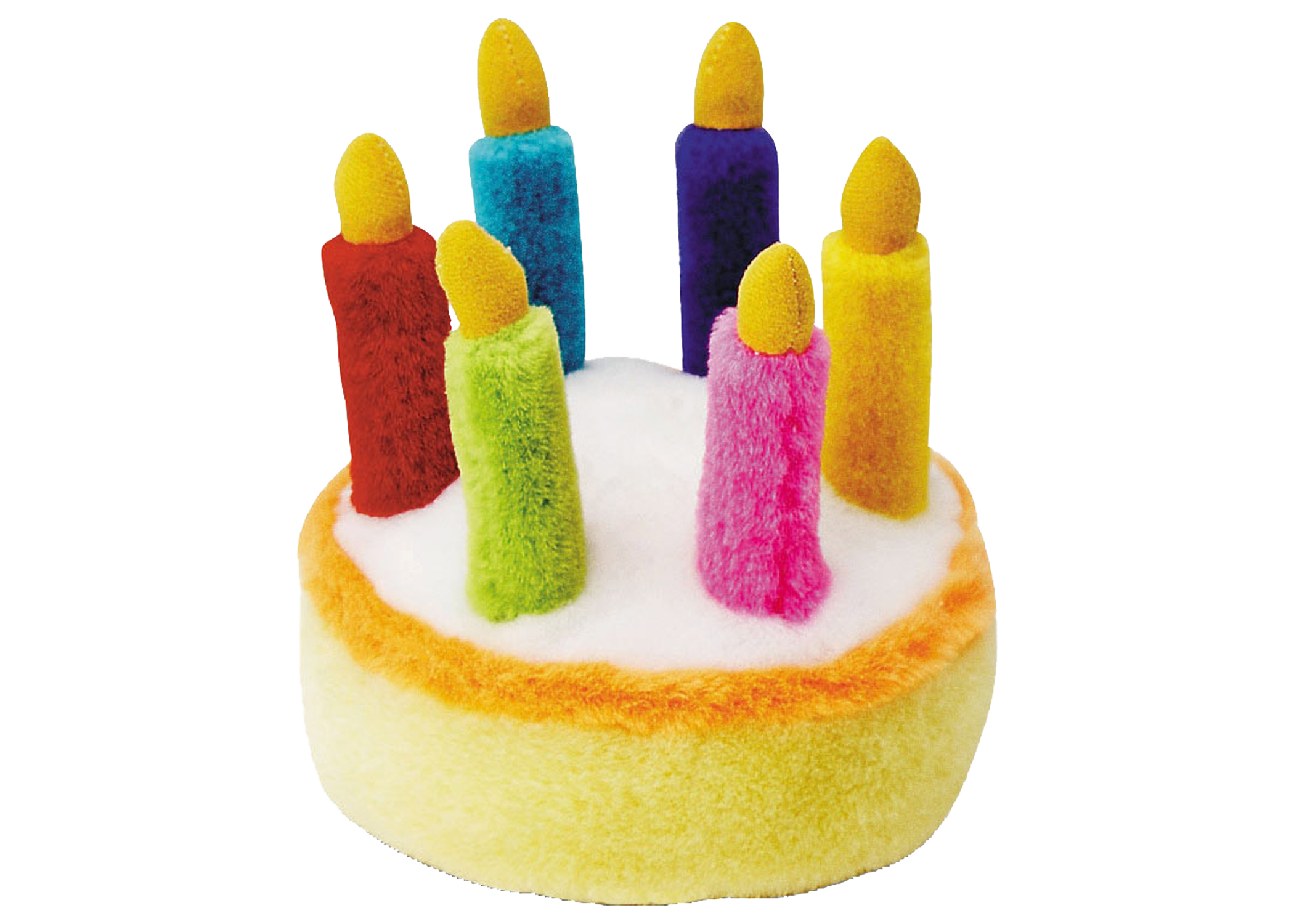 Delray Dog Birthday Cake Toy Singing Birthday Cake  Musical Dog Toy