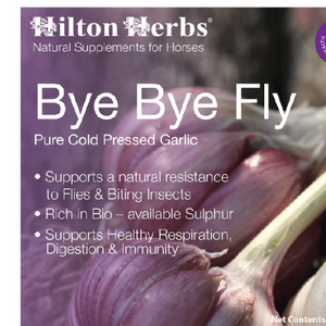 Hilton Herbs Natural Supplement for Horses Bye Bye Fly Garlic Granules