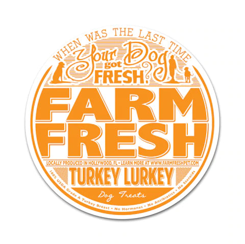 Farm Fresh Turkey Lurkey Dog Treat