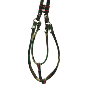 Luxury Camo Step-In Harness with Matching Leash