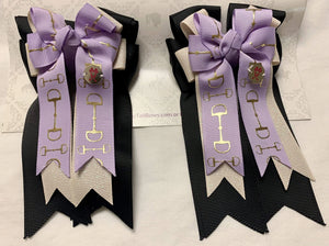 Pony Tail Bows Horse Show Bows for Girls
