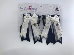 Pony Tail Bows Horse Show Bows for Girls