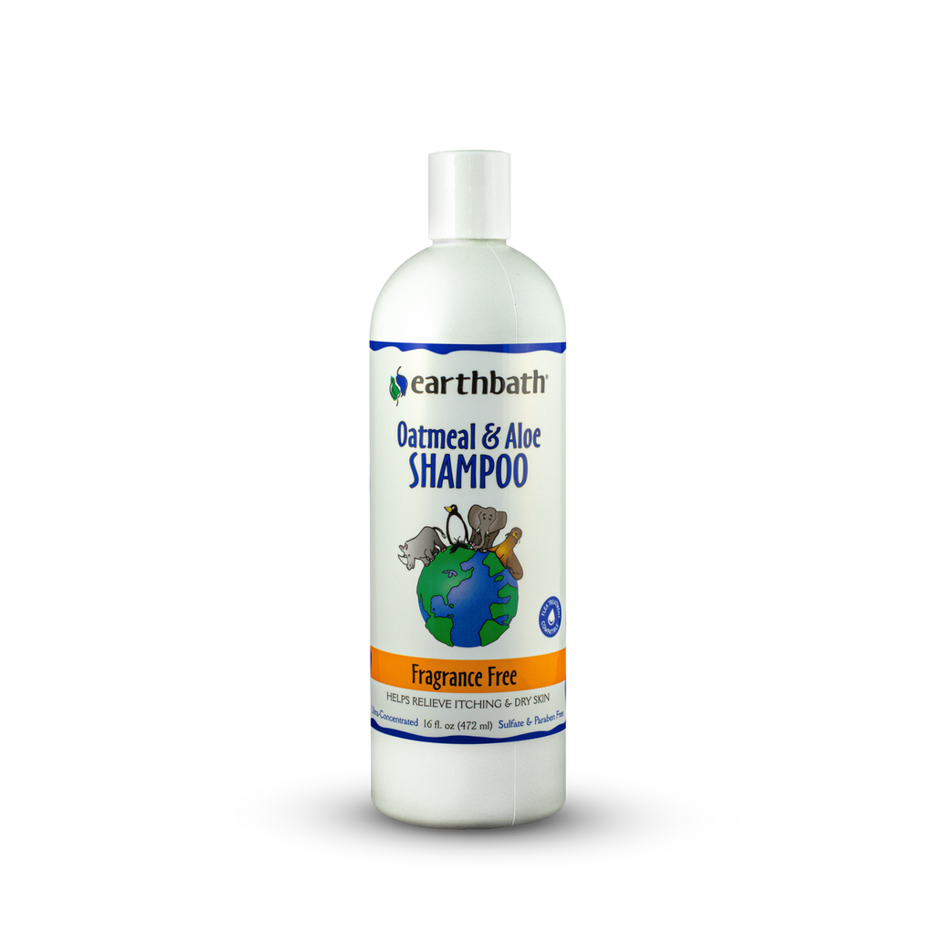 EarthBath Oatmeal & Aloe Shampoo Fragrance Free Helps Relieve Itching and Dry Skin