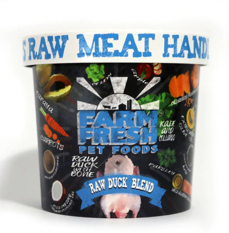 Farm Fresh Pet Foods Raw Duck Blend IN STORE or LOCAL DELIVERY Boca Delray