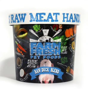 Farm Fresh Pet Foods Raw Duck Blend IN STORE or LOCAL DELIVERY Boca Delray