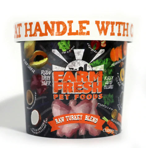 Farm Fresh Pet Foods Raw Turkey Blend Dog Formula IN STORE or LOCAL DELIVERY Boca delray