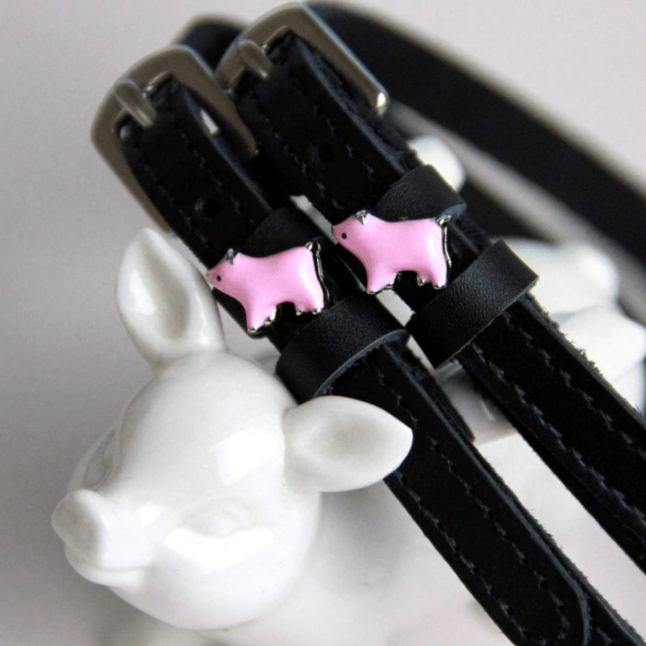 MaryJane Leather Spur Straps