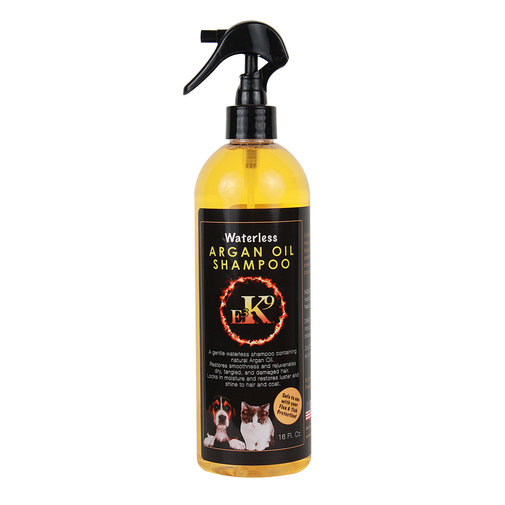E3K9 Argan Oil Waterless Shampoo 16 Fluid Oz