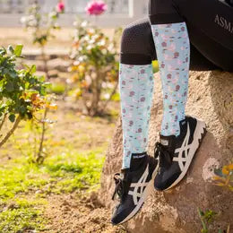 Dreamers & Schemers Boot Socks for Awesome Equestrians Kids/Adults