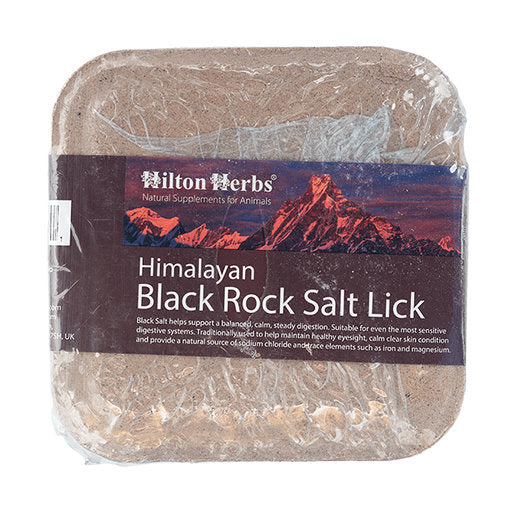 Hilton Herbs Himalayan Black Rock Salt Lick for Horse and Pony  2.2 lb Delray Lake Worth Boca