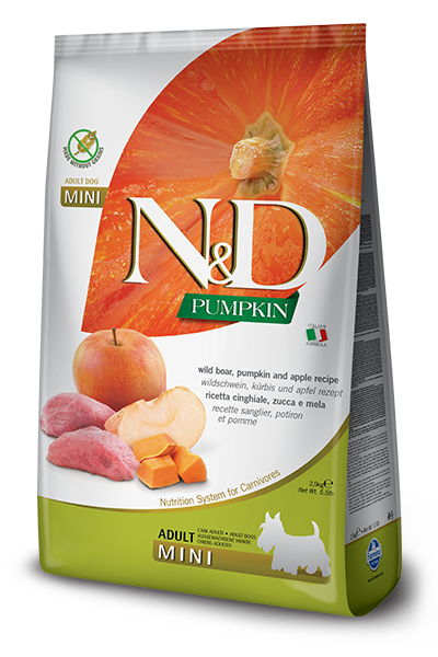 Farmina N&D Pumpkin Grain Free Dog Boar and Apple Adult Mini Boca Delray