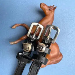 MaryJane Leather Spur Straps