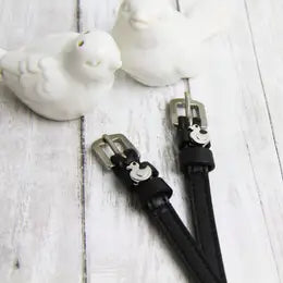 MaryJane Leather Spur Straps