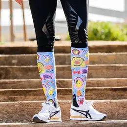 Dreamers & Schemers Boot Socks for Awesome Equestrians Kids/Adults