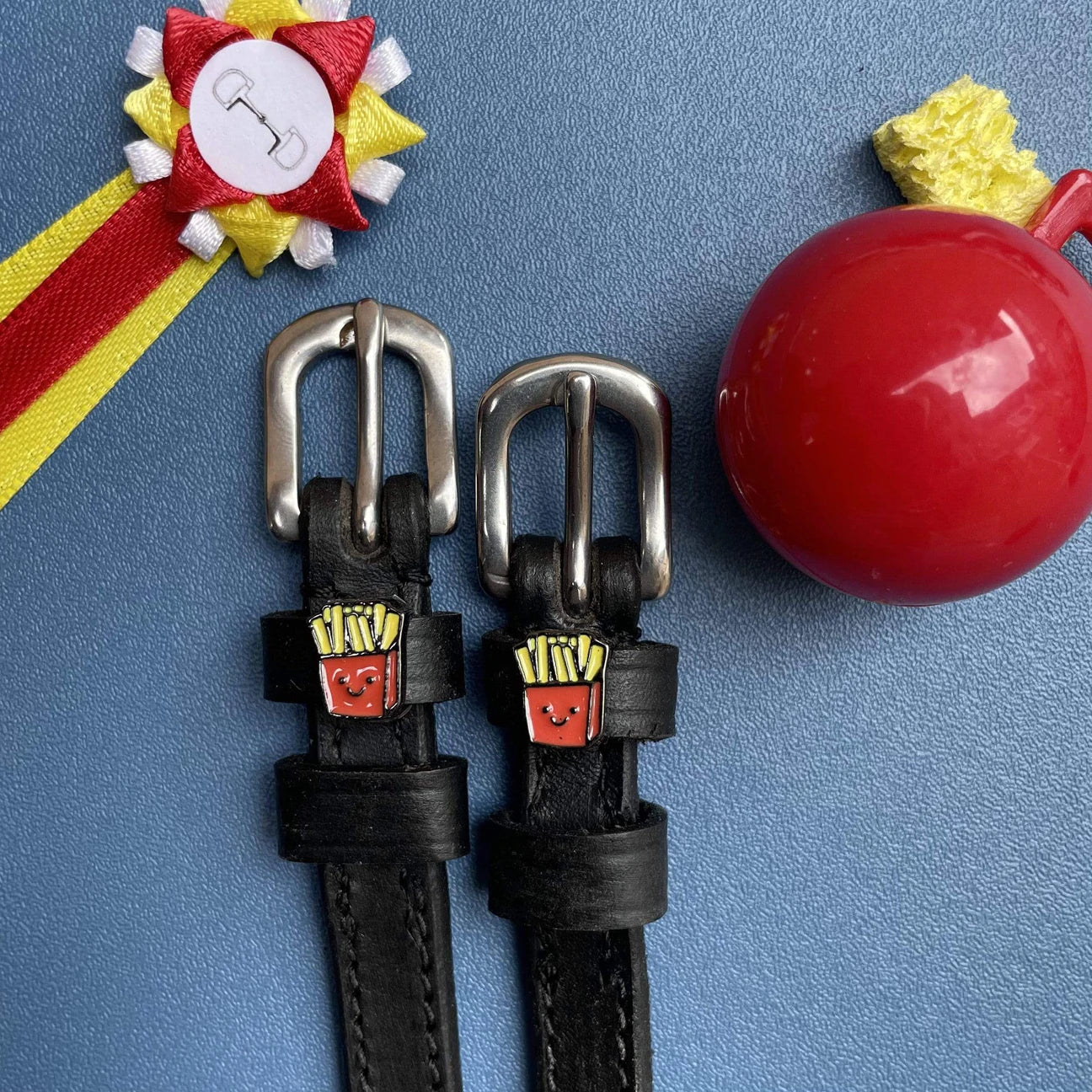 MaryJane Leather Spur Straps