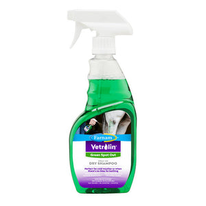 Farnam Vetrolin Green Spot Out Spray On Dry Shampoo