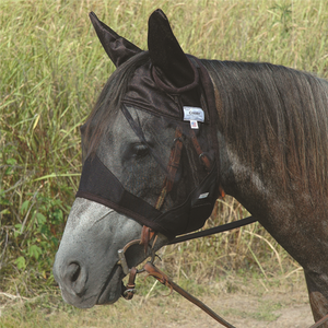 Cashel Quiet Ride Horse Fly Mask, Standard with Ears