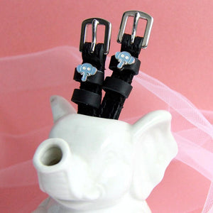 MaryJane Leather Spur Straps