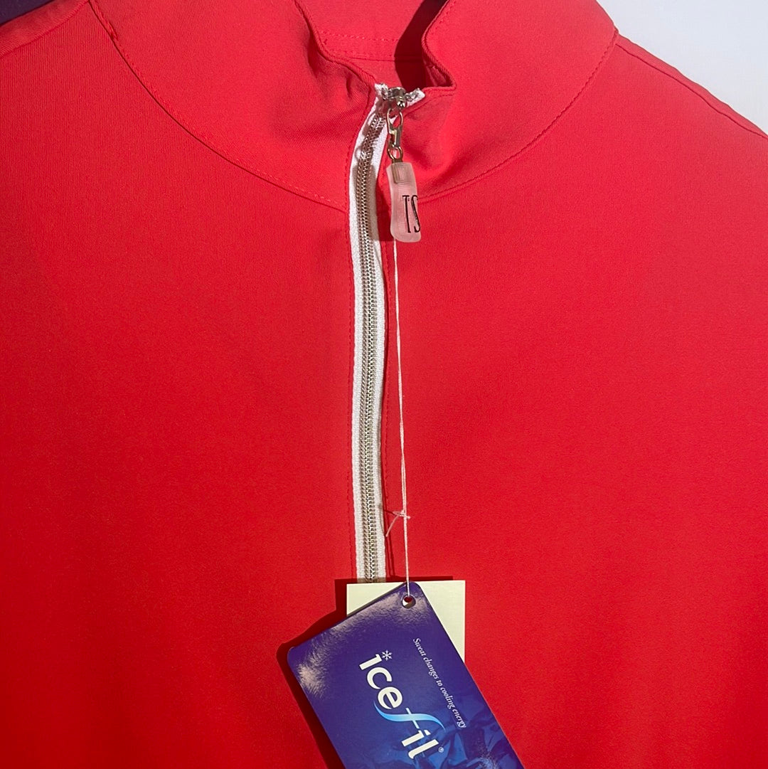 The Tailored Sportsman Icefil Short Sleeve Horseback Riding Shirt