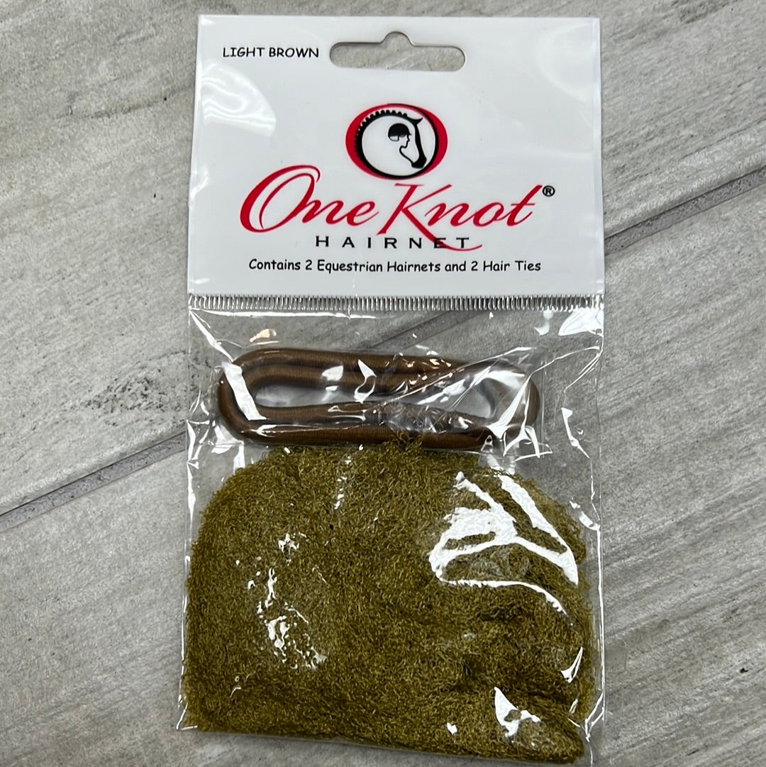 One Knot Hairnet For Helmets Horse Shows