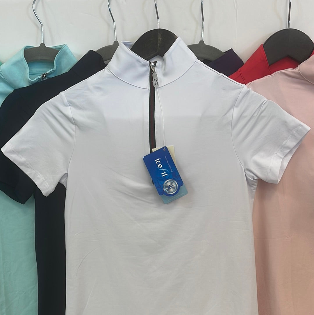 The Tailored Sportsman Icefil Short Sleeve Horseback Riding Shirt