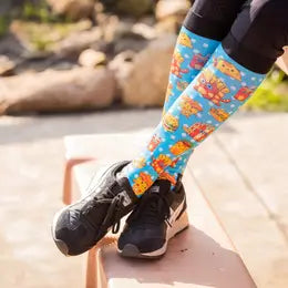 Dreamers & Schemers Boot Socks for Awesome Equestrians Kids/Adults