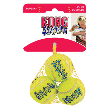The KONG SqueakAir® Ball 3 pack Small