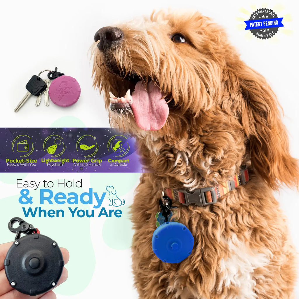 Lazy Leash 3 ft Adjustable Short Lead for Dogs Boca Delray
