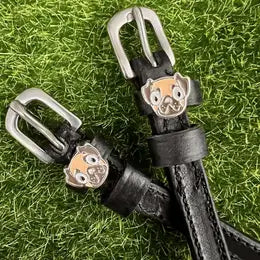 MaryJane Leather Spur Straps
