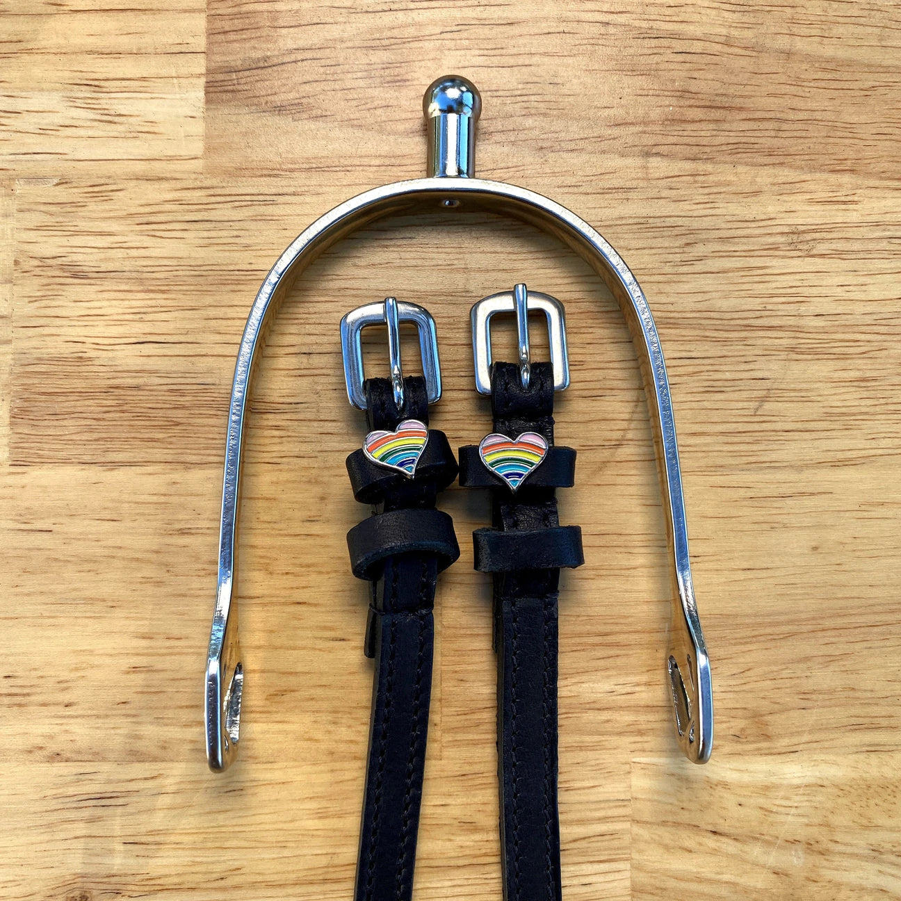 MaryJane Leather Spur Straps