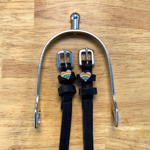 MaryJane Leather Spur Straps