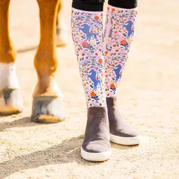 Dreamers & Schemers Boot Socks for Awesome Equestrians Kids/Adults