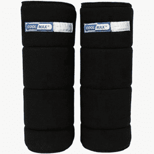 Lettia CoolMax No-Bow Wraps Black 18"