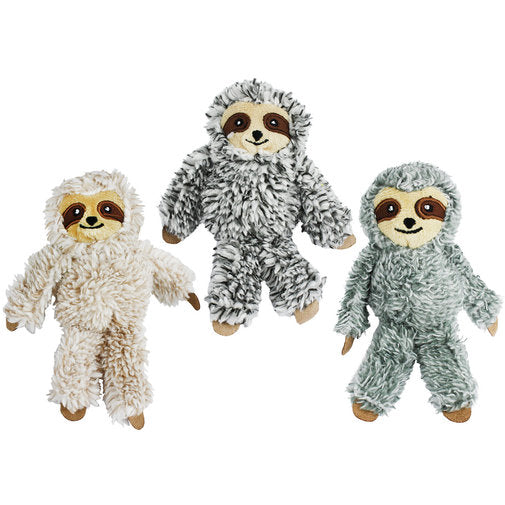 Multipet Cat Toy Sloth Plush Crinkle with Catnip