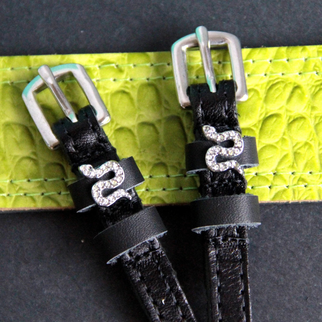 MaryJane Leather Spur Straps